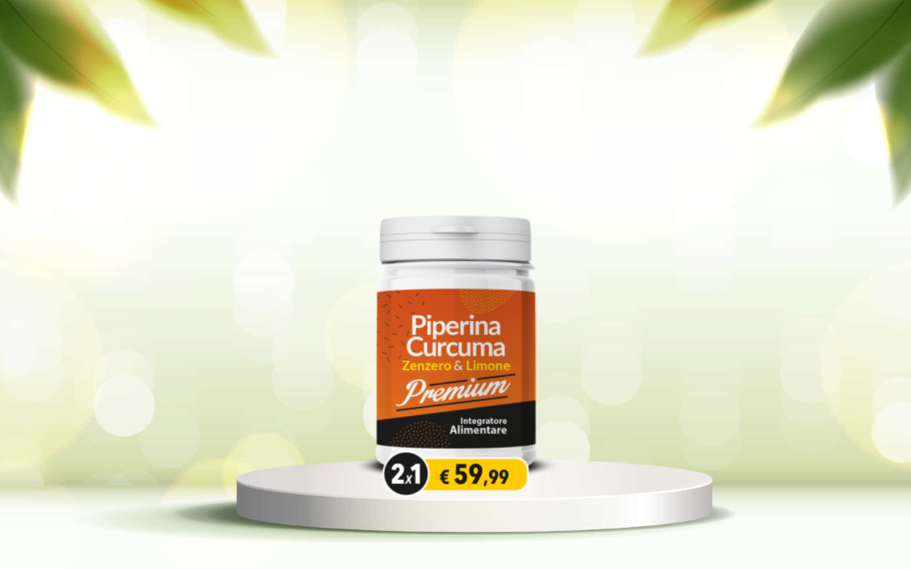 Scopri piperina e curcuma premium: il detox naturale per il benessere intestinale