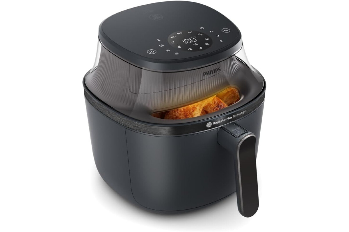 Risparmia tempo e denaro con la grande capacità e la tecnologia avanzata della philips airfryer 7,2l: più pasti sani, meno spesa e zero fatica