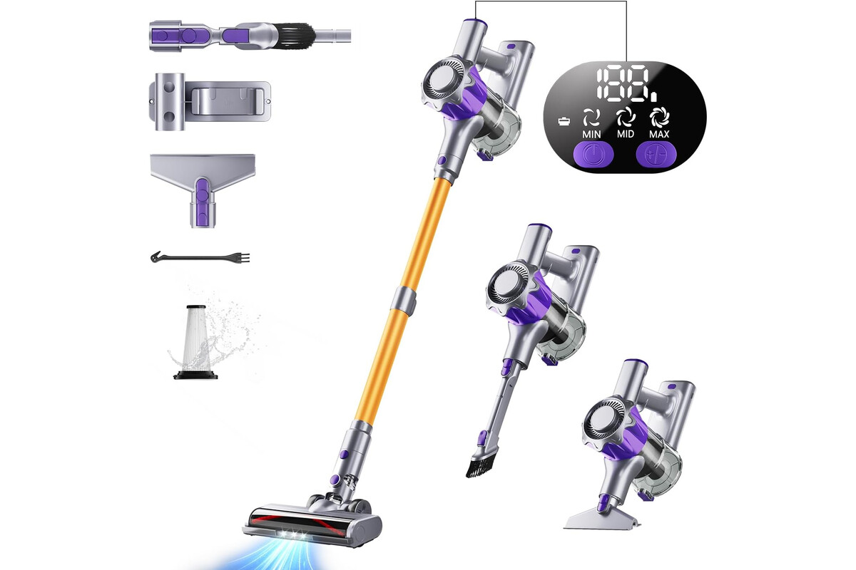 Risparmia subito con l’aspirapolvere wireless Tdyon: potenza 40Kpa e autonomia 50 minuti ad un prezzo speciale