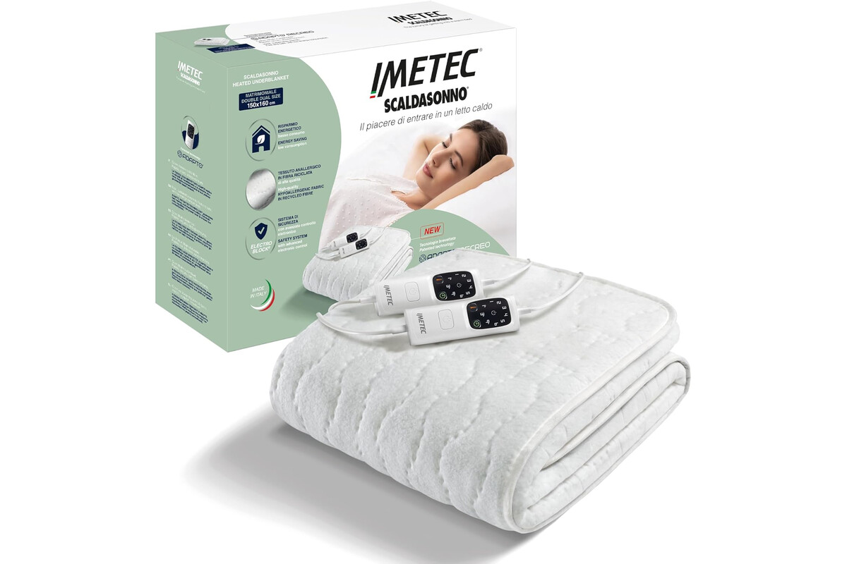 Risparmia sulle bollette e dormi al caldo: scopri lo scaldaletto matrimoniale Imetec in offerta speciale