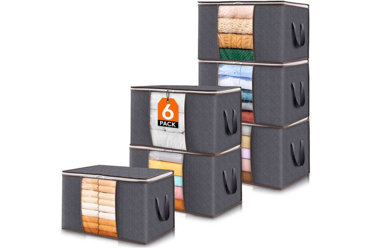 Risparmia spazio e denaro con 6 scatole Lifewit per abiti e biancheria: organizzazione maxi a prezzo mini